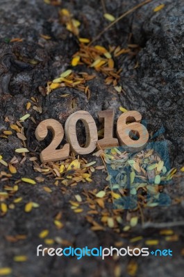 Happy New Year 2016 Stock Photo