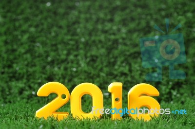 Happy New Year 2016 Stock Photo