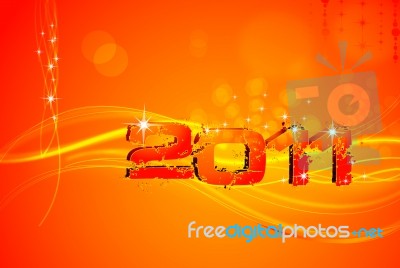 Happy New Year Card Stock Image