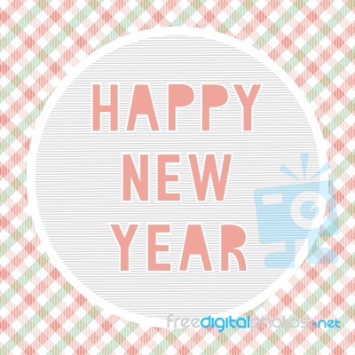 Happy New Year Greeting Card14 Stock Image