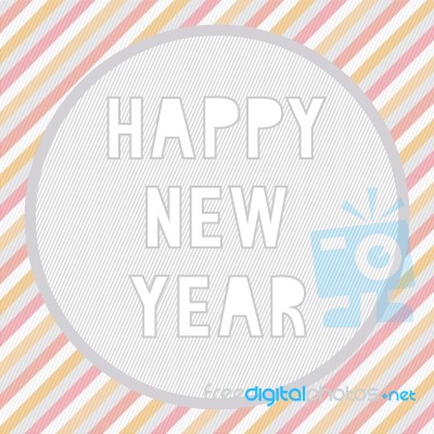 Happy New Year Greeting Card5 Stock Image