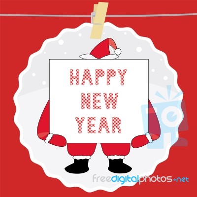 Happy New Year Greeting Card7 Stock Image