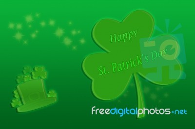 Happy Saint Patrick's Day Stock Photo