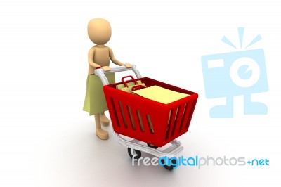 Happy Shopping Stock Image