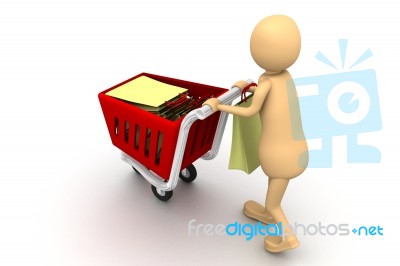 Happy Shopping Stock Image