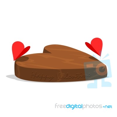 Happy Valentine Chocolate Stock Image