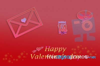 Happy Valentine's Day Stock Image