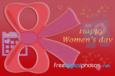 Happy Women's Day Stock Image