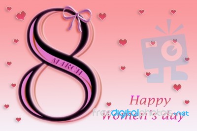 Happy Women's Day Stock Image