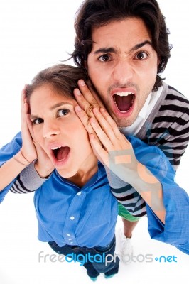 Happy Young Couple Stock Photo