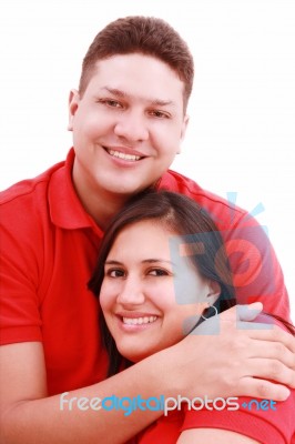 Happy Young Couple Stock Photo