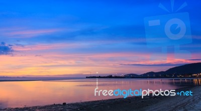 Harbour At Dusk.long Exposure Stock Photo