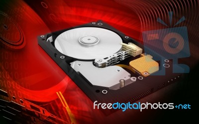 Hard Disk Stock Photo