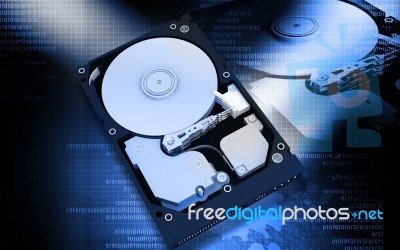 Hard Disk Stock Photo