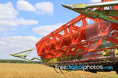 Harvester Stock Photo