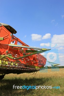 Harvester Stock Photo