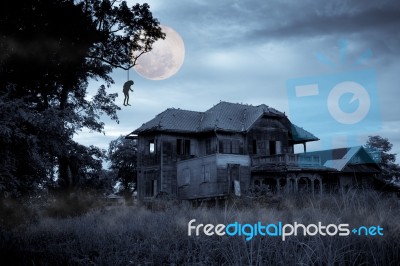 Haunted House Stock Photo