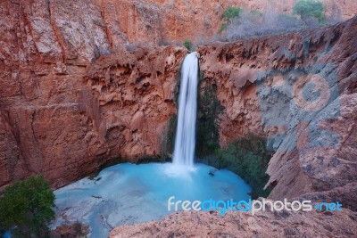 Havasu Falls Stock Photo