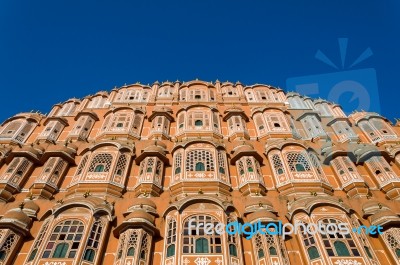 Hawa Mahal Palace (palace Of The Winds) In Jaipur Stock Photo
