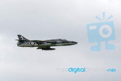 Hawker Hunter T7 Wv372 Stock Photo