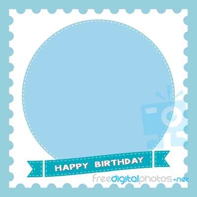 Hbd Card Stock Image