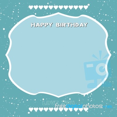 Hbd Card2 Stock Image