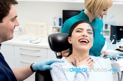 Health In A Smile ! Stock Photo