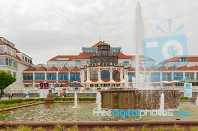 Health Spa House In Sopot, Poland Stock Photo