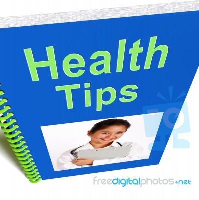 Health Tips Book Stock Image