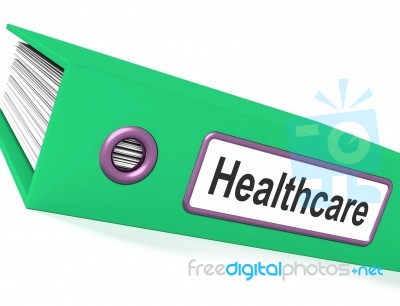 Healthcare File Stock Image