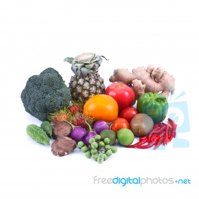 Healthy Set Stock Photo