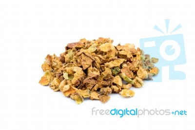 Heap Of Loose Apple Pieces Stock Photo