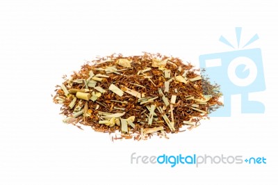 Heap Of Loose Lemon Ginger Summer Tea Stock Photo