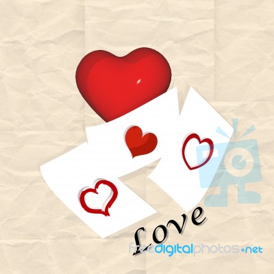 Heart And Love Stock Image