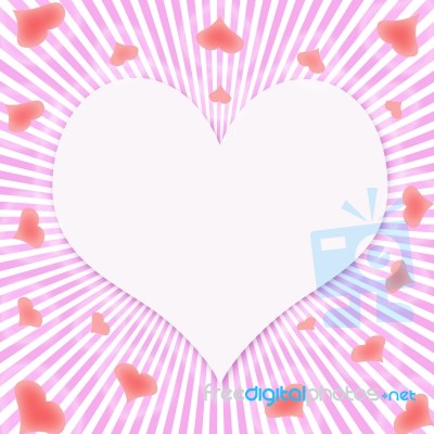 Heart Background Stock Image