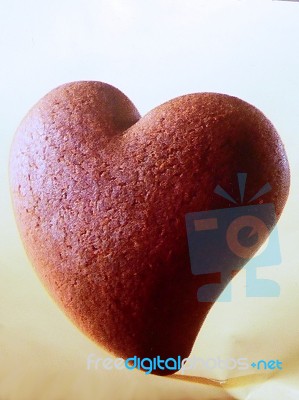 Heart Cookie Stock Photo