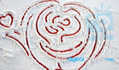 Heart In Valentine Stock Photo