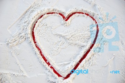 Heart In Valentine Stock Photo