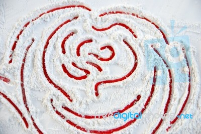 Heart In Valentine Stock Photo