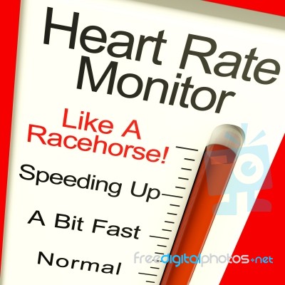 Heart Rate Monitor Stock Image