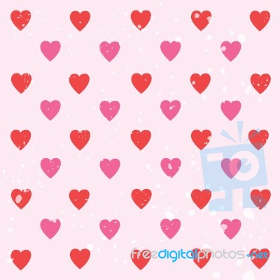 Hearts Background Stock Image