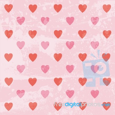 Hearts Background2 Stock Image