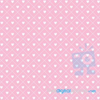 Hearts Love Patterns - Valentines Background - Illustration Stock Image