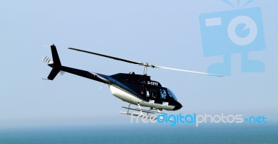 Helicopter G-CDYS Stock Photo