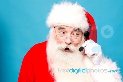 Hello ! Merry Christmas ! Stock Photo