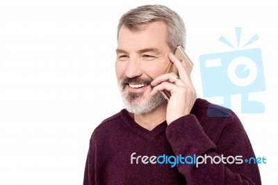 Hello, So Glad To Hear You ! Stock Photo