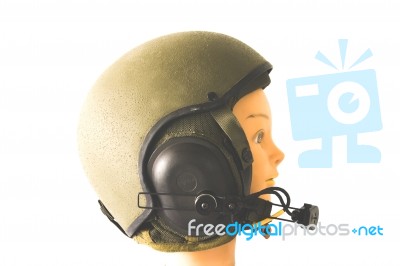 Helmet Of Soldier Stock Photo