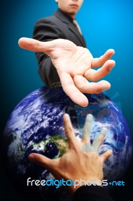 Help The Earth Stock Photo