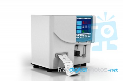 Hematology Analyzer Stock Image