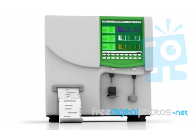 Hematology Analyzer Stock Image